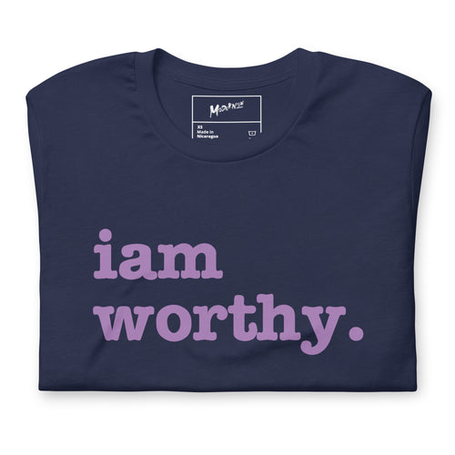 I Am Worthy Unisex T-Shirt - Lavendar