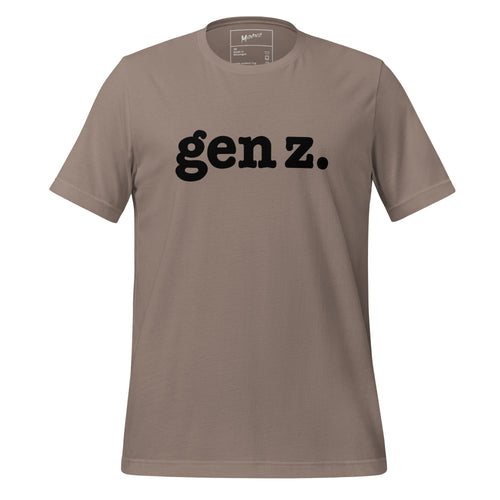 Gen Z Unisex T-Shirt - Black Writing