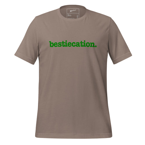Bestiecation Unisex T-Shirt - Green Writing