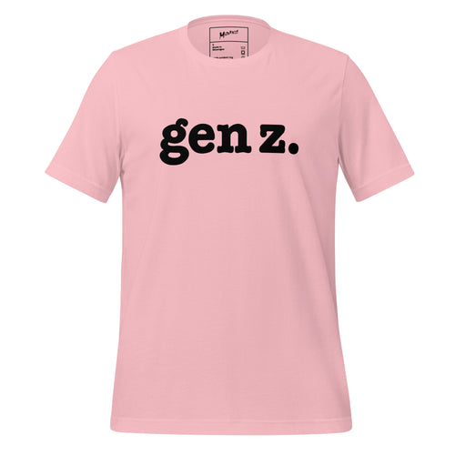 Gen Z Unisex T-Shirt - Black Writing