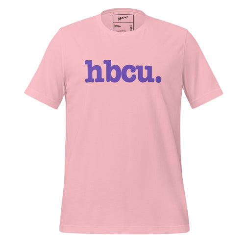 HBCU Unisex T-Shirt - Purple Writing