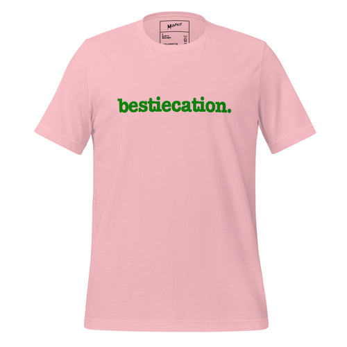 Bestiecation Unisex T-Shirt - Green Writing