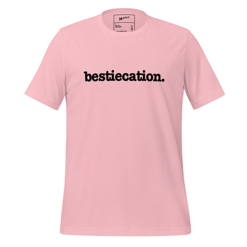 Bestiecation Unisex T-Shirt - Black Writing