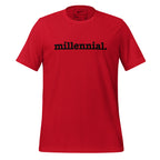 Millennial Unisex T-Shirt - Black Writing