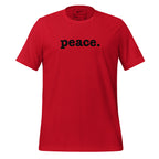 Peace Unisex T-Shirt - Black Writing