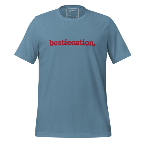 Bestiecation Unisex T-Shirt - Red Writing
