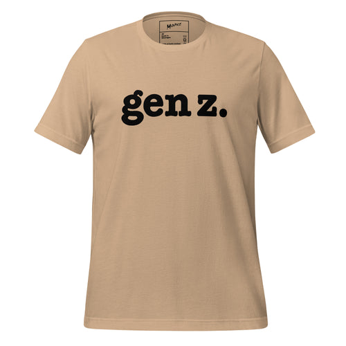 Gen Z Unisex T-Shirt - Black Writing