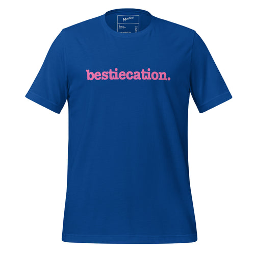 Bestiecation Unisex T-Shirt - Pink Writing