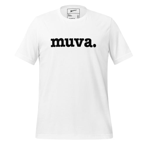 Muva Unisex T-Shirt - Black Writing
