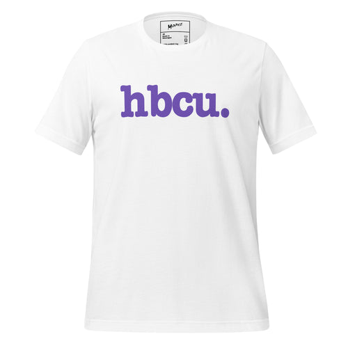 HBCU Unisex T-Shirt - Purple Writing