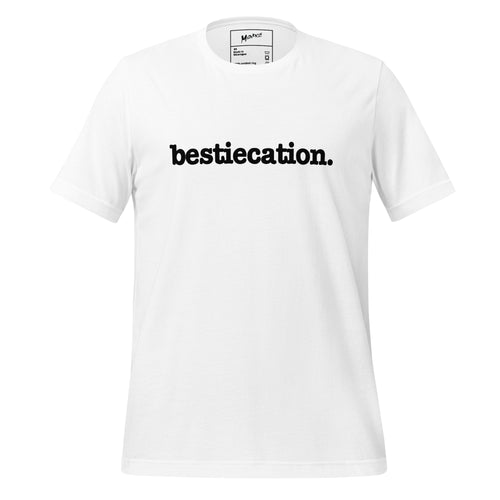Bestiecation Unisex T-Shirt - Black Writing
