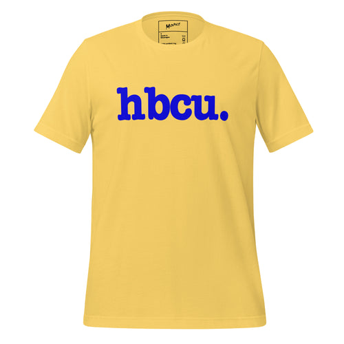 HBCU Unisex T-Shirt - Blue Writing