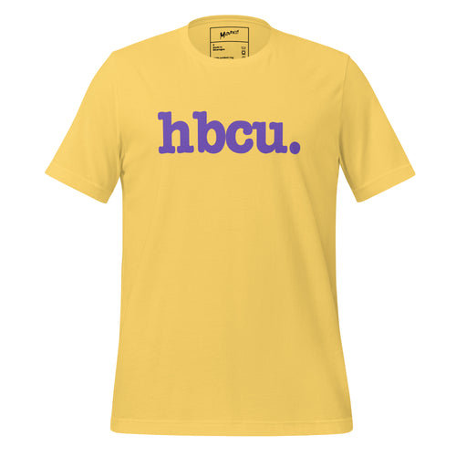 HBCU Unisex T-Shirt - Purple Writing