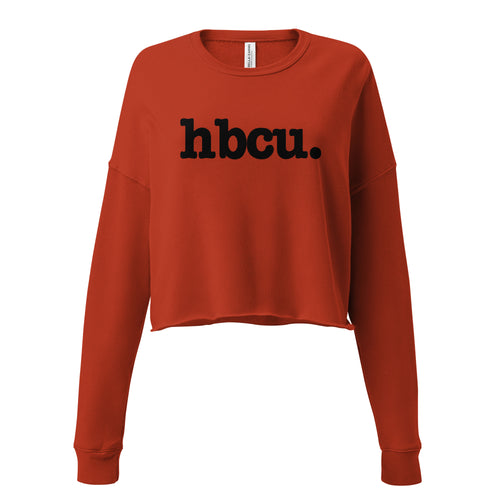 HBCU Crop Sweatshirt - Black Writing