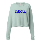 HBCU Crop Sweatshirt - Blue Writing