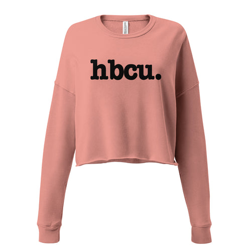 HBCU Crop Sweatshirt - Black Writing