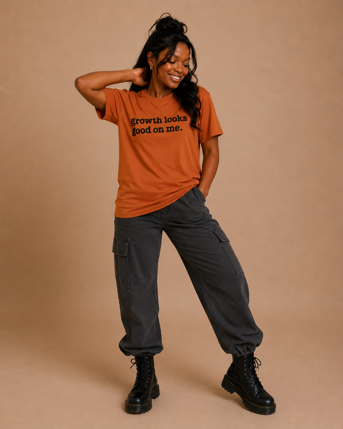 Growth Looks Good On Me Unisex T-Shirt - Classic