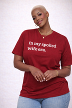 In My Spoiled Wife Era Unisex T-Shirt - White Writing