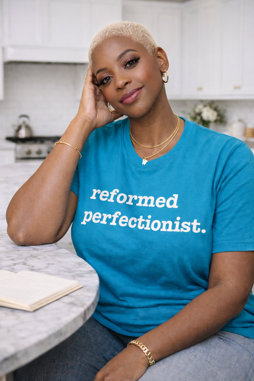 Reformed Perfectionist Unisex T-Shirt - White Writing