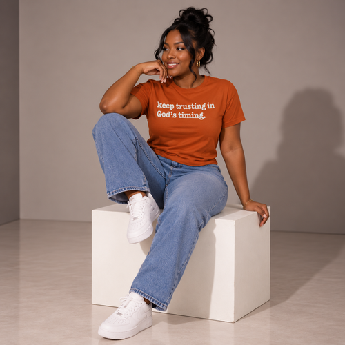 Keep Trusting In God's Timing Unisex T-Shirt - Signature