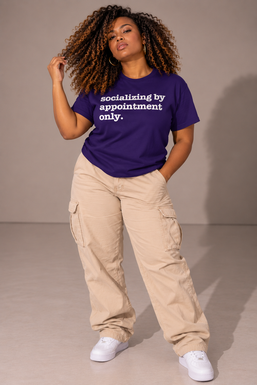 Socializing By Appointment Only Unisex T-Shirt - Signature