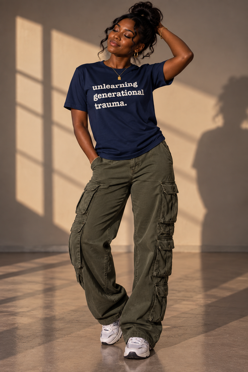 Unlearning Generational Trauma Unisex T-Shirt - Signature