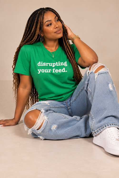 Disrupting Your Feed Unisex T-Shirt - Signature