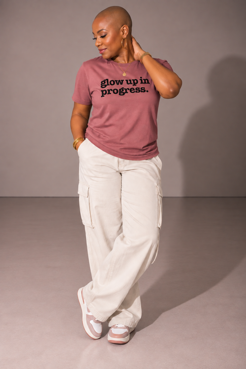 Glow Up In Progress Unisex T-Shirt - Classic