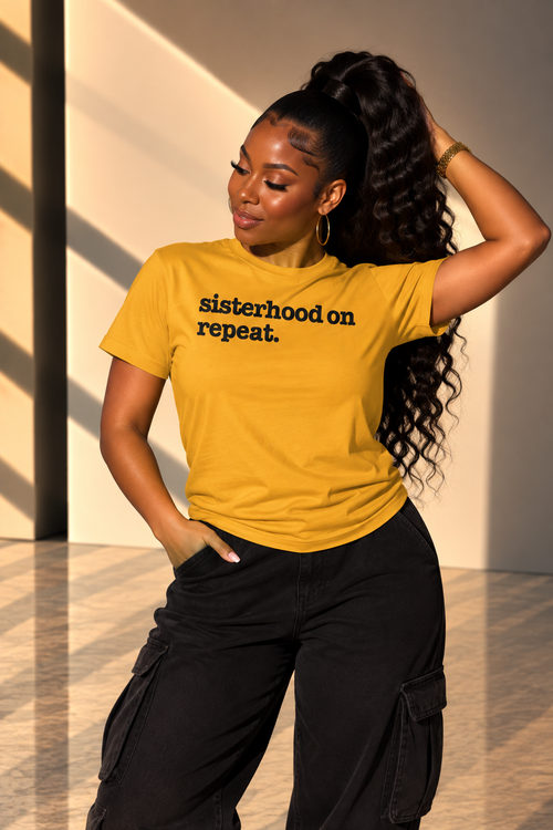 Sisterhood On Repeat Unisex T-Shirt - Classic