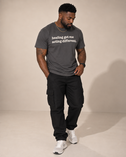 Healing Got Me Acting Differently Unisex T-Shirt - Signature