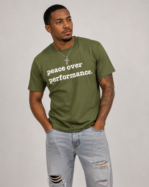 Peace Over Performance Unisex T-Shirt - Signature