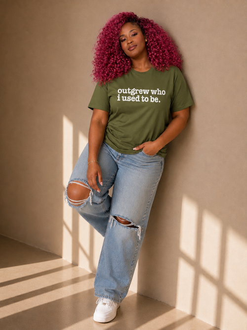 Outgrew Who I Used To Be Unisex T-Shirt - Signature