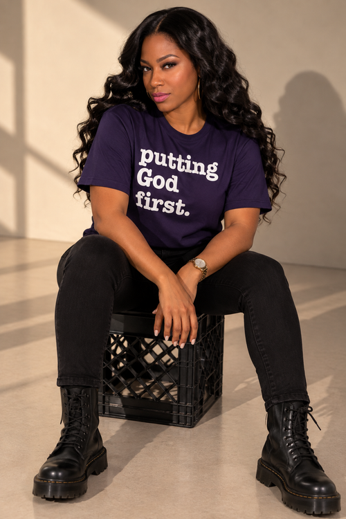 Putting God First Unisex T-Shirt - Signature