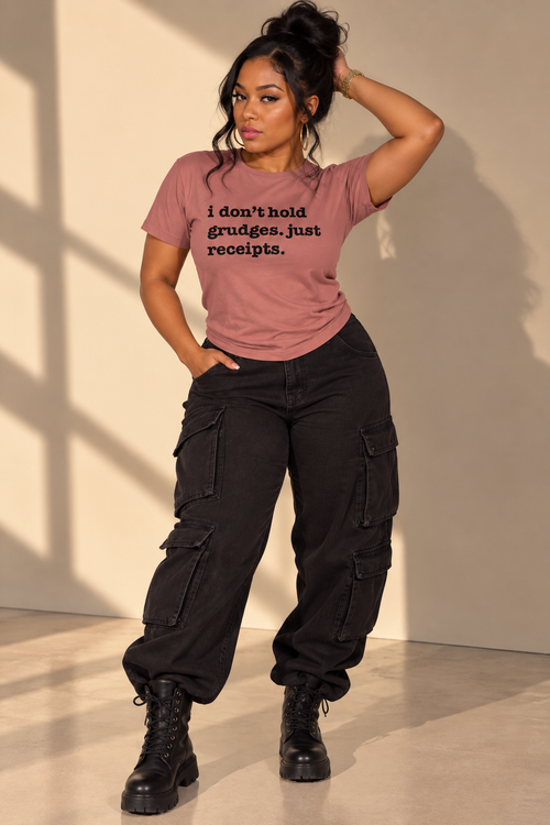I Don't Hold Grudges, Just Receipts Unisex T-Shirt - Classic
