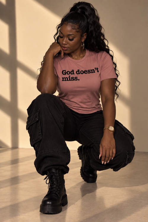 God Doesn't Miss Unisex T-Shirt - Classic