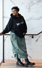 Windbreaker Maxi Skirt