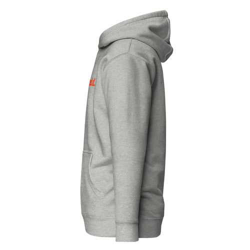 Unfiltered Unisex Hoodie - Red Writing