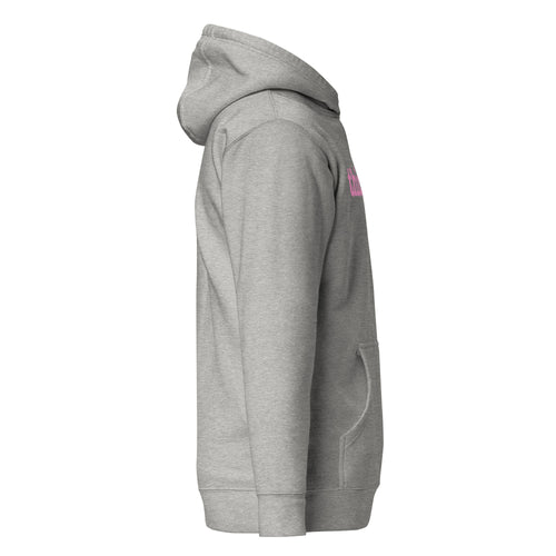 Thick AF. Unisex Hoodie - Pink Writing