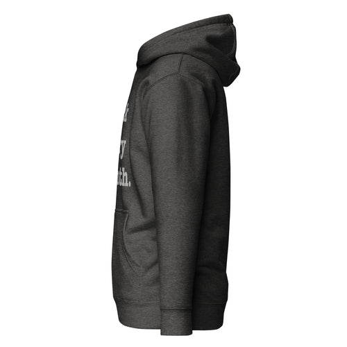 Black Every Month Unisex Hoodie - Silver Writing