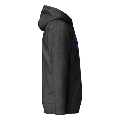 Black Men Do Therapy Unisex Hoodie - Blue Writing