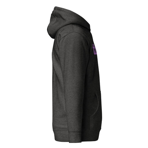 Thick Unisex Hoodie - Lavender Writing