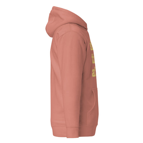 Slim Thick AF. Unisex Hoodie - Yellow Writing