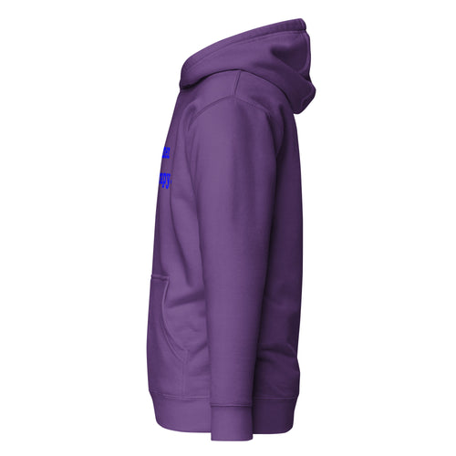 Black Men Do Therapy Unisex Hoodie - Blue Writing