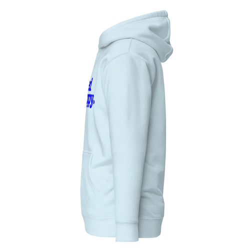 Health & Happy Unisex Hoodie - Blue Writing