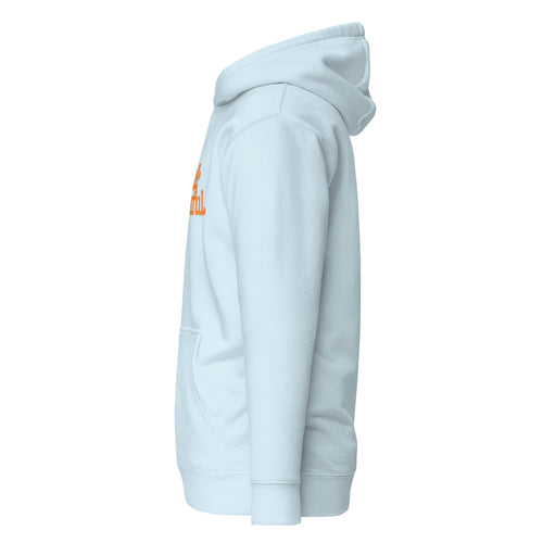 Thick & Thankful Unisex Hoodie - Orange Writing