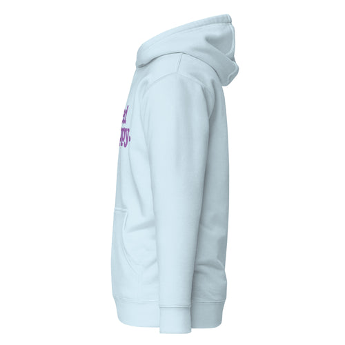 Healed & Happy Unisex Hoodie - Lavender Writing