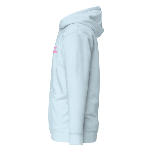 Thick AF. Unisex Hoodie - Pink Writing