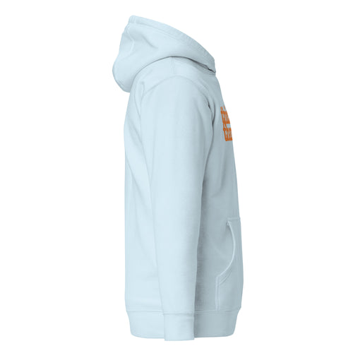 Thick & Thankful Unisex Hoodie - Orange Writing