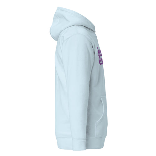 Healed & Happy Unisex Hoodie - Lavender Writing