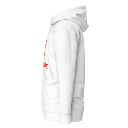 Stay On Your P's....Unisex Hoodie - Red Writing